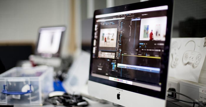 Film editing software on Mac PC
